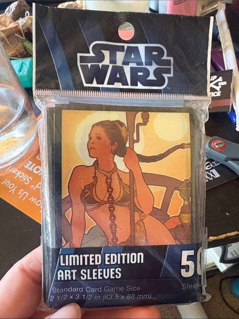 Star Wars Art Sleeves card game Leia TCG